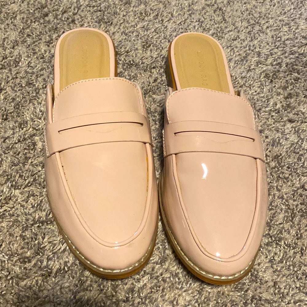 London Rag - Nude Mules (9.5)